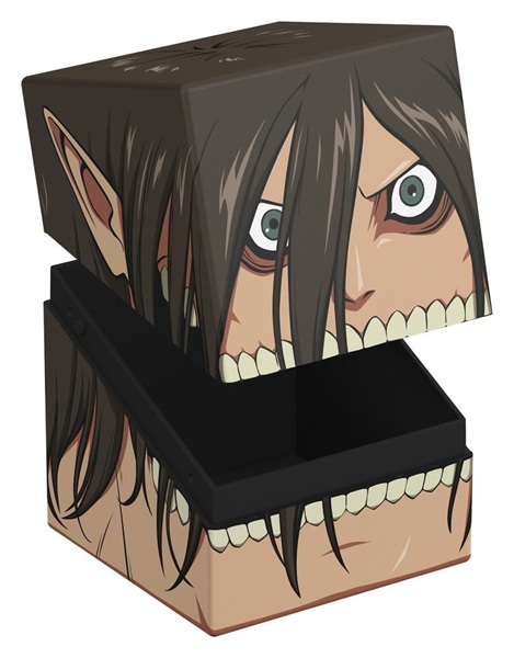 Ultimate Guard Squaroes Boulder Deck Case (Deck Box) 100+ Standard Size: Attack on Titan - Attack Titan