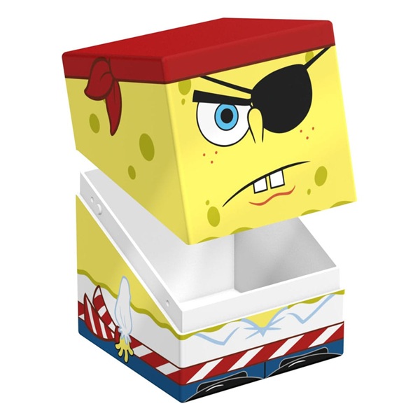 Ultimate Guard Squaroes Boulder Deck Case (Deck Box) 100+ Standard Size: SpongeBob SquarePants: Pirate Spongebob