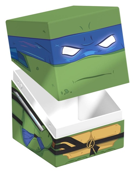 Ultimate Guard Squaroes Boulder Deck Case (Deck Box) 100+ Standard Size: Teenage Mutant Ninja Turtles: Action Mode Leonardo