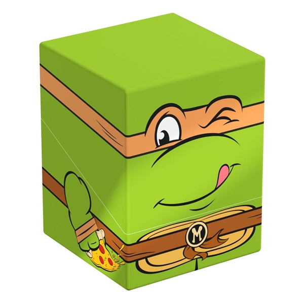 Ultimate Guard Squaroes Boulder Deck Case (Deck Box) 100+ Standard Size: Teenage Mutant Ninja Turtles: Michelangelo